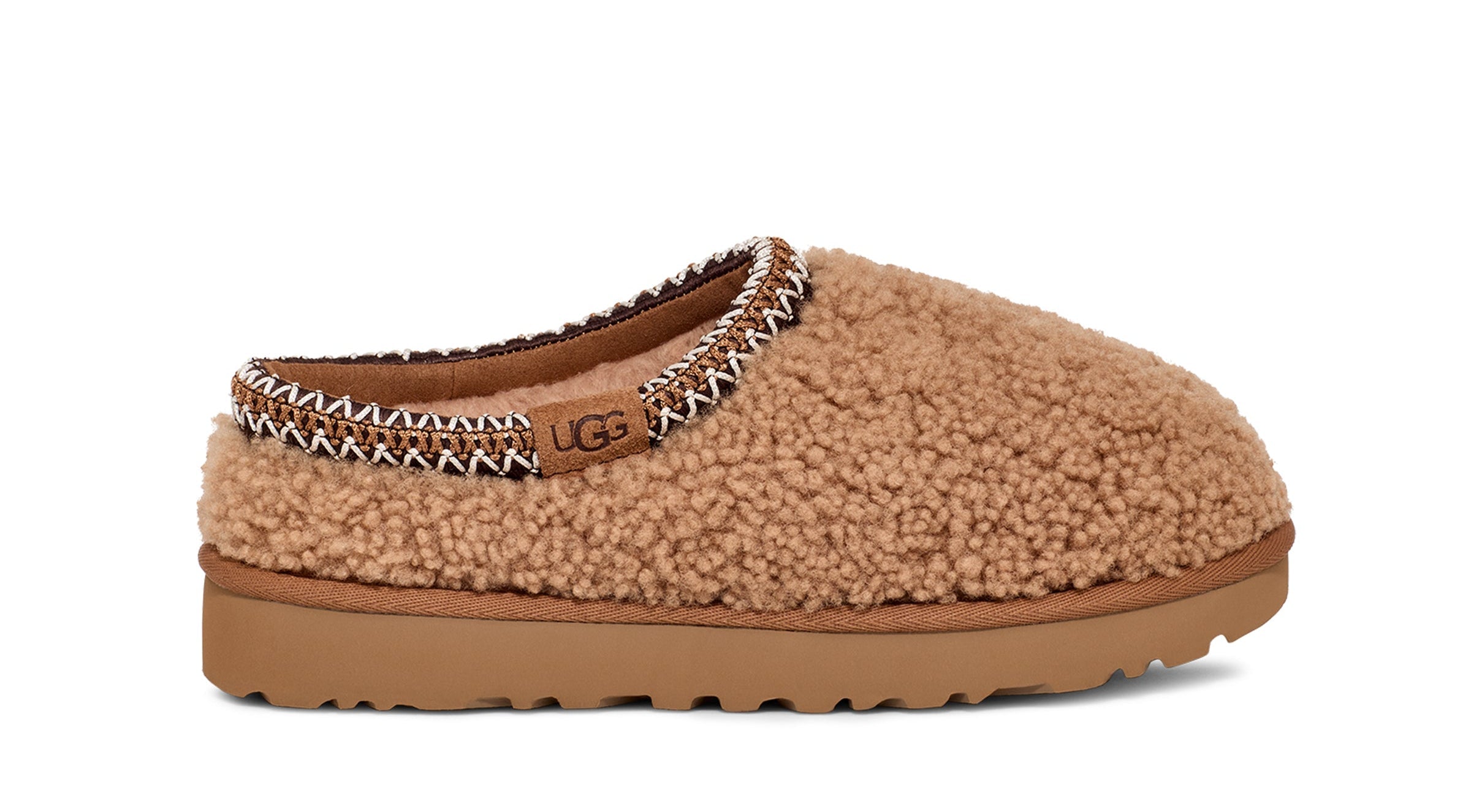 W Tasman Maxi Curly clogs - Chestnut